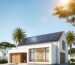 Off-grid solar panel system powering a modern home in Nigeria