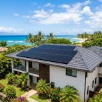 Professional solar panel installation in Nigeria providing renewable energy for a modern home.