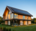 High-efficiency monocrystalline solar panels installed on a residential rooftop in Nigeria.